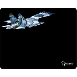 Коврик Gembird MP-GAME8 Black, рисунок: самолет, материал: ткань + вспененная резина, 250*200*3мм 