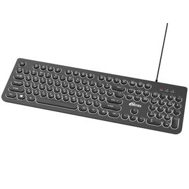  Клав. Ritmix RKB-214BL, USB, 104кн., белая подсветка, кабель 1,5м 