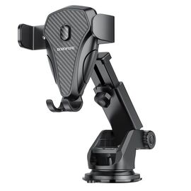  Автомобильный держатель BOROFONE BH38 Magic bay one button center consol (чёрный) 