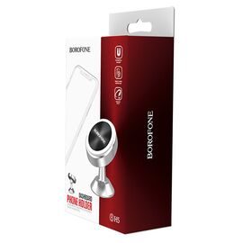  Держатель автомобильный Borofone BH5 Platinum metal magnetic in-car holder for dashboard (black) 