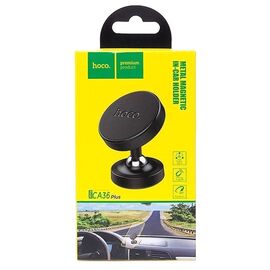  Держатель автомобильный Hoco CA36 Plus Dashbord metal magnetic in-car holder (black) 
