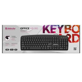  Клавиатура Defender HB-910 Office (black) 