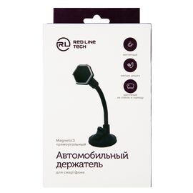  Держатель автомобильный Red Line MAGNETIC 3 для смартфона с гибкой штангой на присоске (крепление магнит) 