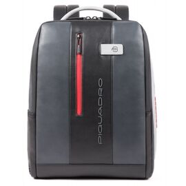  Рюкзак мужской Piquadro Urban CA4818UB00/GRN серый/черный натур.кожа 
