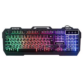  Клавиатура Nakatomi Gaming KG-35U мембранная игровая с подсветкой USB (black) (77091) 