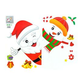  Наклейка - витражная 08 New Year (multicolor) (211377) 