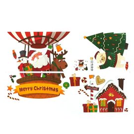 Наклейка - витражная 12 New Year (multicolor) (211380) 