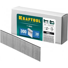  Гвозди KRAFTOOL 31785-30 для нейлера 30 мм, тип 300, 5000 шт 