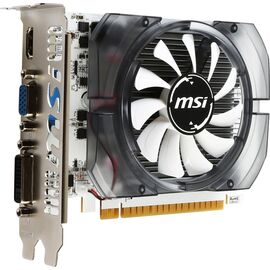  Видеокарта MSI nVidia GeForce GT 730 ( N730-2GD3V3) PCI-E 2048Mb 64 GDDR3 902/1600 DVIx1 HDMIx1 CRTx1 HDCP Ret 