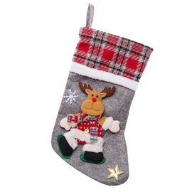  Подарочная упаковка - новогодний носок New Year (multicolor) (003) (211738) 
