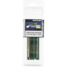  RAM SO-DIMM 4GB DDR3-1600 PC3-12800 Patriot Signature, CL11, 1.5V, retail (PSD34G16002S) 