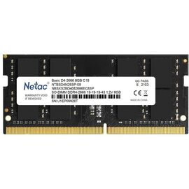  ОЗУ Netac Basic NTBSD4N26SP-08 SO-DIMM DDR4 8GB 2666MHz CL19 1.2V 