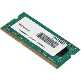  ОЗУ Patriot PSD34G160081S SO-DIMM DDR3 4Gb 1600MHz RTL PC3-12800 CL11 204-pin 1.5В 