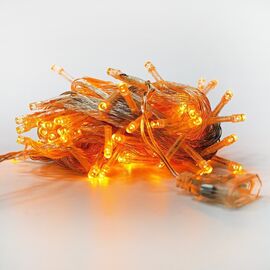  Гирлянда внутренняя нить 8 метров, 80 диодов, желтый 