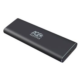  Внешний корпус SSD AgeStar 31UBNV1C m2 NVME 2280 M-key алюминий серый 