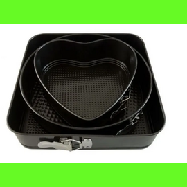  Набор разъёмных форм для выпечки LARA LR11-20 квадрат 