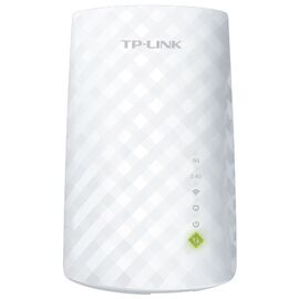  TP-LINK RE200, AC750 Dual Band Wi-Fi Усилитель, Wall Plugged, 433Mbps at 5GHz + 300Mbps at 2.4GHz, 802.11ac/a/b/g/n, 1x10/100M LAN, WPS button, 3 антенны встроенные 