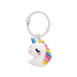  Брелок для ключей trinket 38 Единорог/ украшение на рюкзак, сумку/ разноцветный 