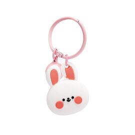  Брелок для ключей trinket 38 Заяц / украшение на рюкзак, сумку/ белый 