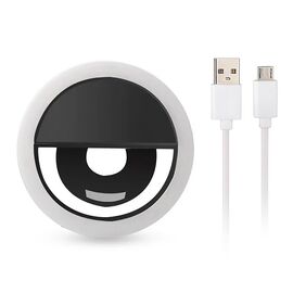  Вспышка для селфи - RK-12 световое кольцо (black) (69242) 