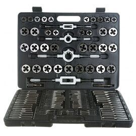  Набор метчиков и плашек метрический ЭВРИКА ER-01101110 предметов 