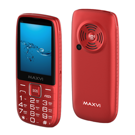  Мобильный телефон Maxvi B32 красный 