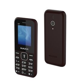  Мобильный телефон Maxvi C27 коричневый 