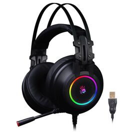  Наушники игровые с микрофоном A4TECH Bloody G528C 1.8м мониторы USB оголовье (G528C) (черный) 