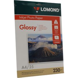  Фотобумага Lomond 0102049 A4/230г/м2/25л./белый глянцевое для струйной печати 