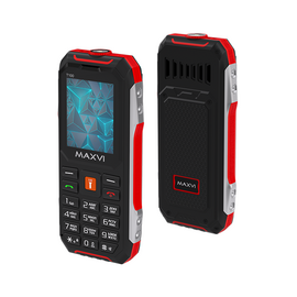 Мобильный телефон Maxvi T100 красный 