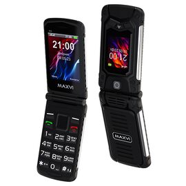  Мобильный телефон Maxvi E10 черный 