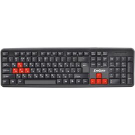  Клавиатура Exegate LY-403 черный, 8 красных клавиш 