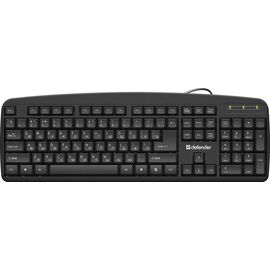  Клавиатура DEFENDER Office HB-910 45910, черный 