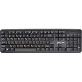  Клавиатура Exegate LY-331L USB, Black, 104кл, большой Enter, шнур 2м (EX263906RUS) 