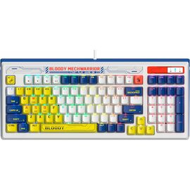  Клавиатура A4Tech Bloody B950 механическая синий/белый USB for gamer LED (B950) 