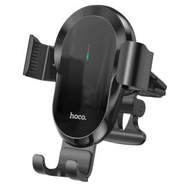  Автомобильный держатель HOCO CA105 Guide three-axis linkage wireless charging (чёрный) 