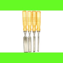  Набор стамесок Sparta 243965 6-12-18-24мм, плоские, деревянные рукоятки 