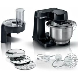  Кухонная машина Bosch MUMS2EB01 планетар.вращ. 700Вт черный/серебристый 