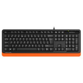  Клавиатура A4Tech Fstyler FKS10 черный/оранжевый 