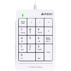  Числовой блок A4Tech Fstyler FK13P белый USB slim для ноутбука 