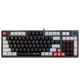  Клавиатура Defender Hawk GK-418 игровая механическая (97кн, OUTEMU Brown) (black) (238159) 
