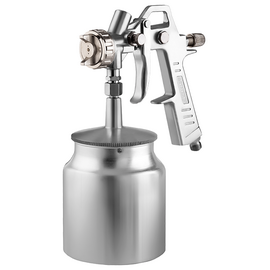  Краскораспылитель Stayer Master 06472-1.5 225л/мин соп.:1.5мм бак:0.75л серебристый 