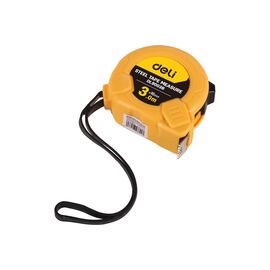  Рулетка Deli DL9003B 3мх16мм, метрическая, ударопрочный корпус 