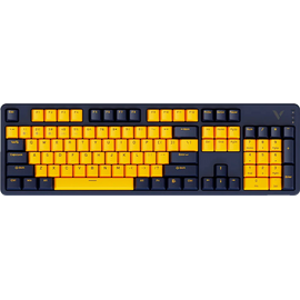  Клавиатура RAPOO V500Pro-Multi-Mode Gaming Mechanical KB Yellow/Blue 
