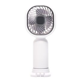  Вентилятор - портативный YM88206D (1 режим, 250 mah) (white) (240287) 