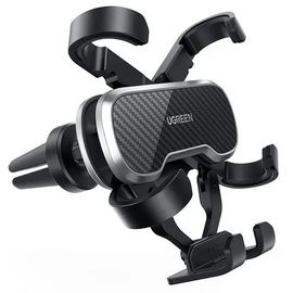  Автодержатель UGREEN LP228 80539 Gravity Phone Holder for Car with Hook Black 