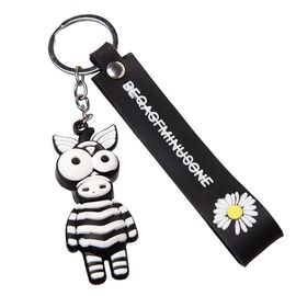  Брелок - trinket "Зебра" (black/white) (241295) 
