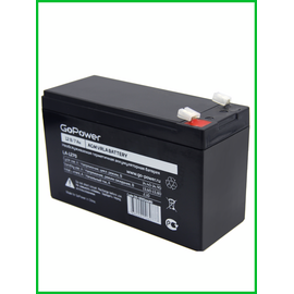 Аккумулятор свинцово-кислотный GoPower LA-1270 12V 7Ah клеммы T2/ F2 (1/5) 