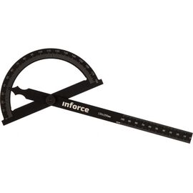  Транспортир с линейкой Inforce 06-11-64 200мм 
