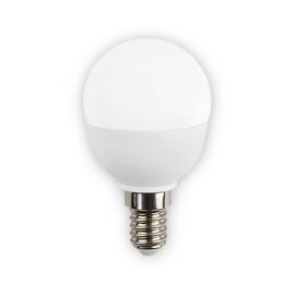  Лампа светодиодная SMARTBUY P45 5Вт 220V 4000K E14 (глоб, нейтральный свет) (1/10/50) 
